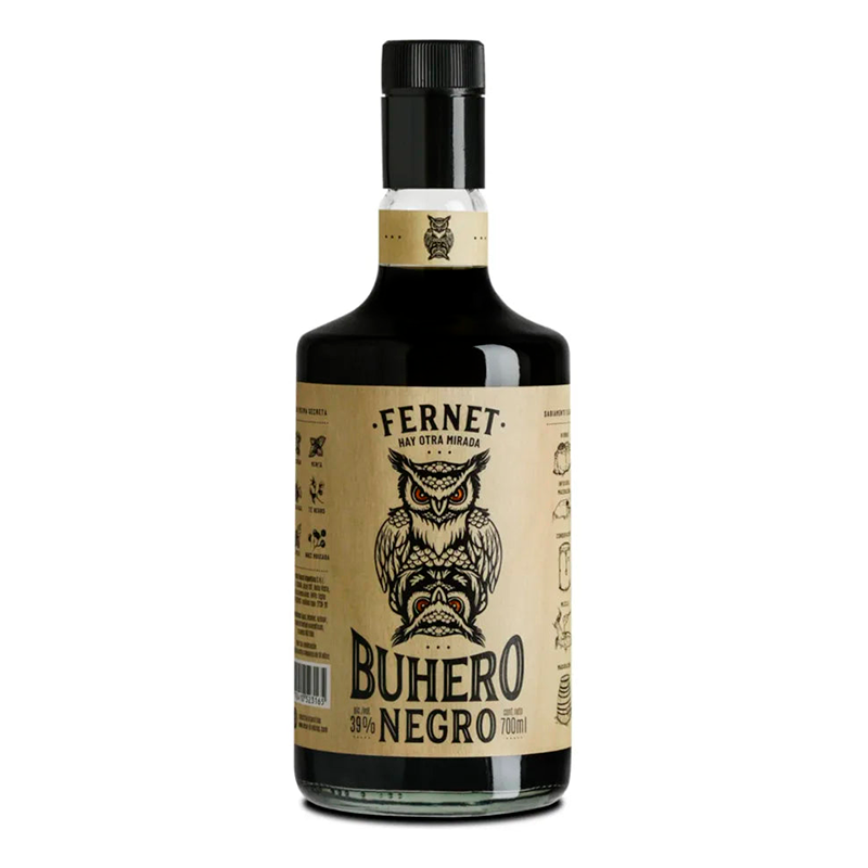 Aperitivo Fernet Buhero Negro Botella 700ml Pack X 6u