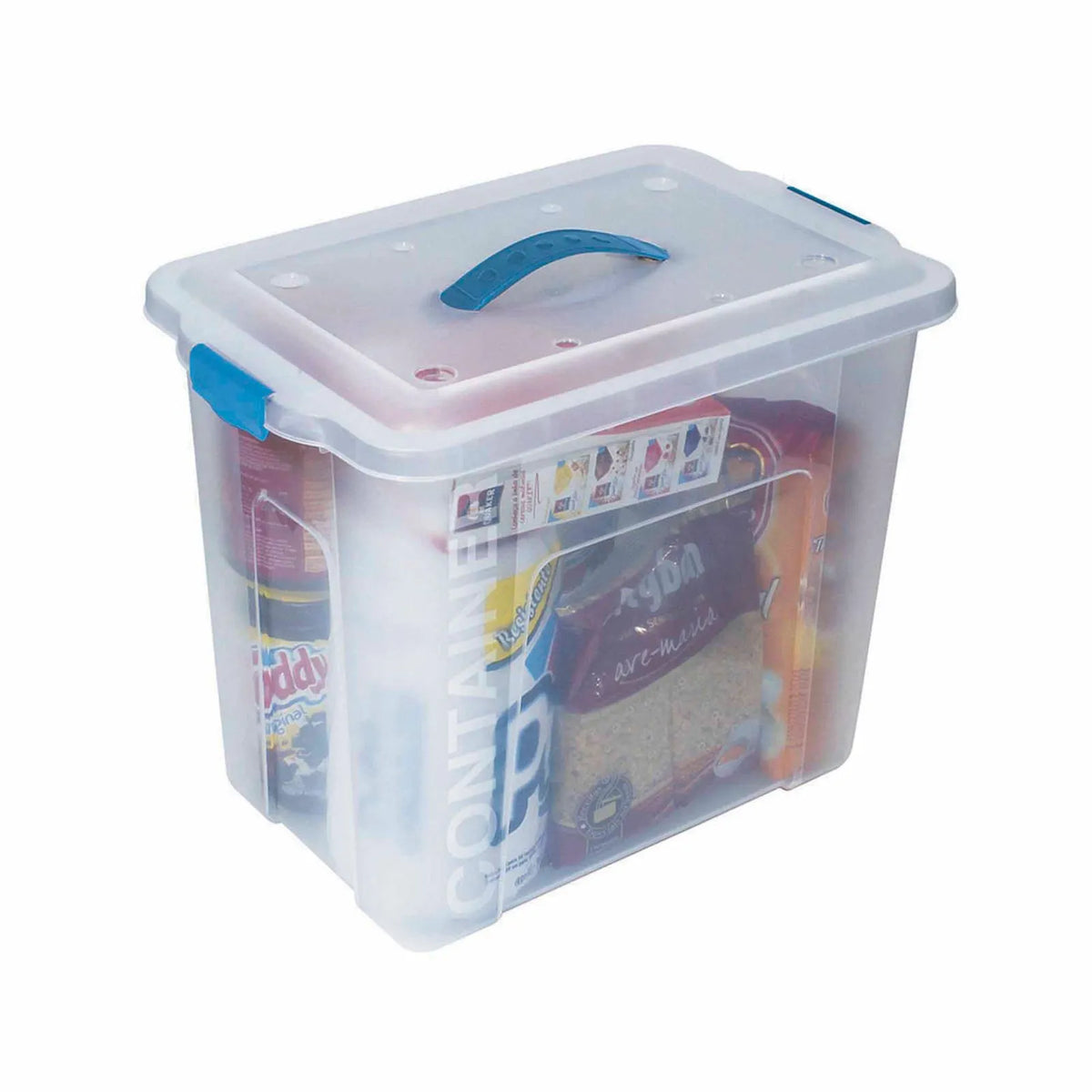 Organizador con manija transparente 23,50 l.