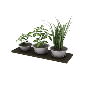 Estante slim Centro Estant 60 x 20 cm. wengué