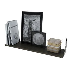 Estante kit Centro Estant con soporte 80 x 20 cm. wengué