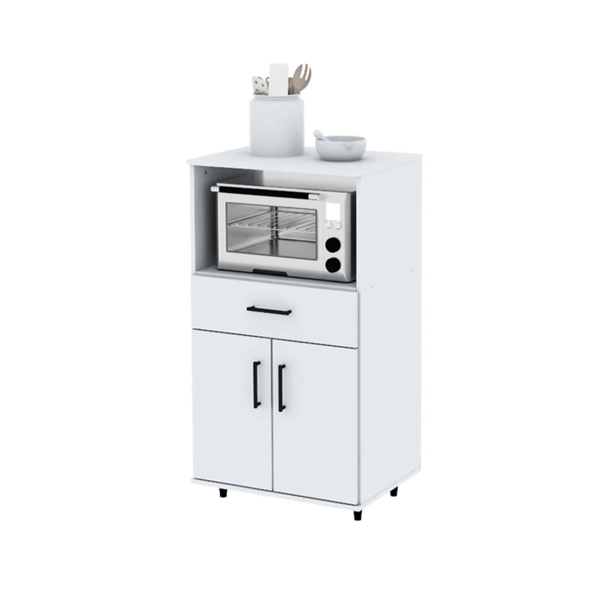 Rack para microondas Centro Estant G11BL blanco