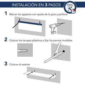 Estante slim 80 x 20 Paraíso