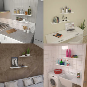 Estante slim Centro Estant 60 x 20 cm. blanco